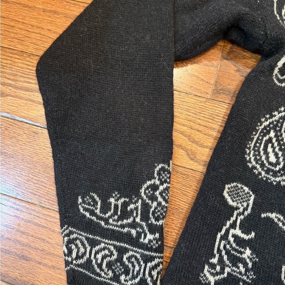 Pendleton Black And White Patterned Cardigan - image 4